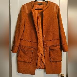 Vintage 70s Jones New York Burnt Orange Wool Jacket